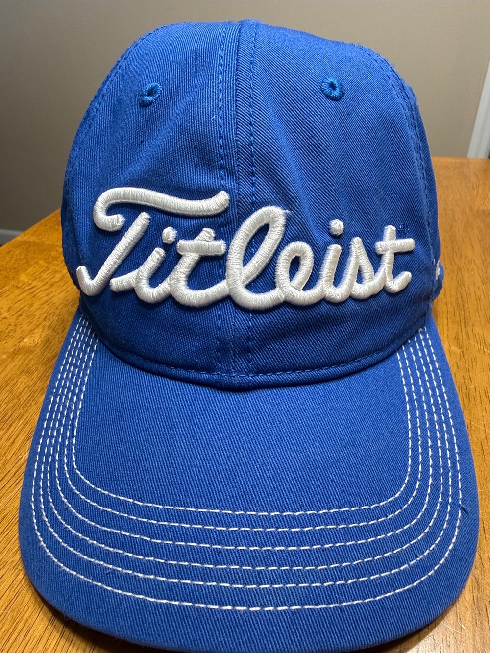 Titleist Blue Baseball Cap with White Script Logo
